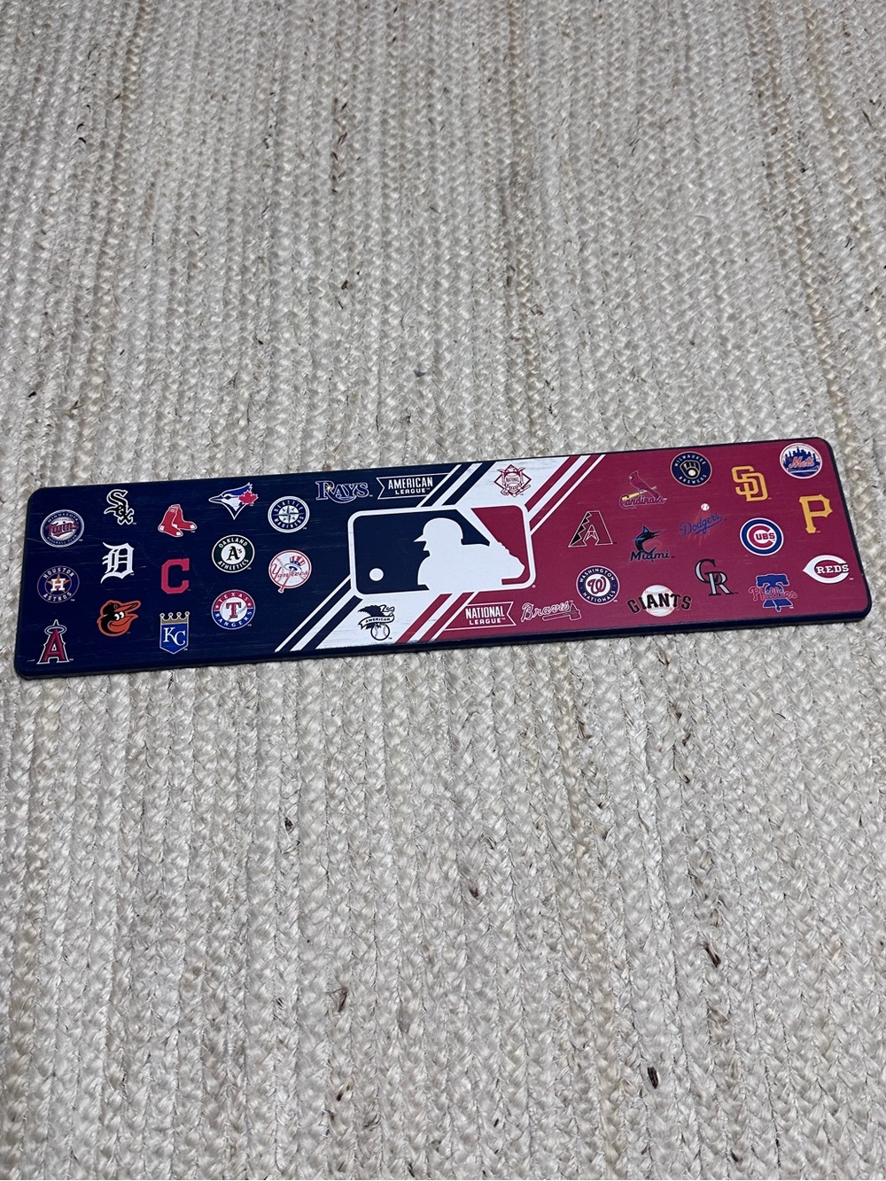 Hobby Lobby Open Road MLB Logos Wood Wall Decor